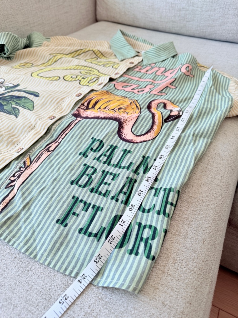 π΄ Anthropologie Celandine Short-Sleeve Linen-Blend Buttondown Shirt Small S - Picture 10 of 12